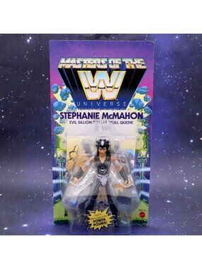 WWE Masters Of The Universe Stephanie McMahon Evil Billion Dollar Skull Queen b